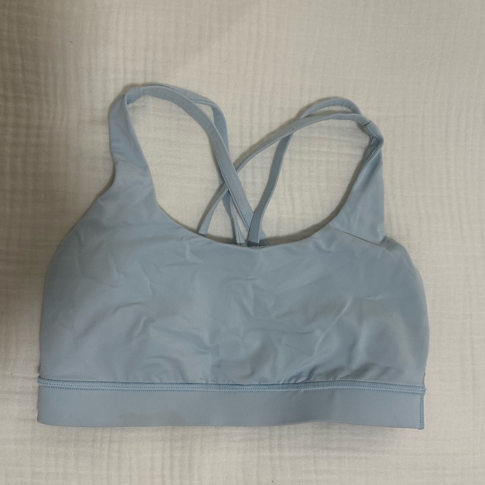 Lululemon Sky Blue Energy Bra Size 6